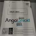 Angol Shiold PP Slow Close Toilet Seat (Elongated, Almond) | Elongated toilet seat with ergonomic design, grip-tight anti-slip bumpers and easy-clean safe PP material