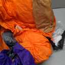 Garma 9.2 Ft Halloween Inflatables Outdoor Decorations, Long Inflatable Blow Ups Yard Decoration Pumpkin with Build-in LEDs, Gravestone and Witch Hat for Halloween Party Indoor, Lawn, Garden Decor