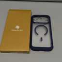 Miracase for iPhone 17 Pro Max Case 6.9" Full-Body Phone Case with Built-in Glass Screen Protector& Full Camera Protector,[Magnetic with MagSafe] Drop Proof 17 ProMax Cover, Blue