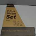 OEM Quality Windshield Wiper Blades, 18 and 18 DSV Standard Car Wiper Blades With Universal U/J Hook Only, Automotive Replacement Wiper Blades for my Car, Water Repellency Wiper Blade, Pack of 2