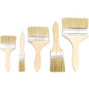 2 x Paint Brush Set 5 Piece Paint Brushs for All Latex and Oil Paints & Stains Home Improvement Interior & Exterior Use