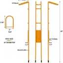 Heavy Duty 2-Pack Ground Fishing Pole Holders with Dual-Spike Ground Stands