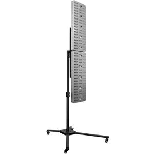 Red Light Therapy Stand, Universal Stand for Red Light Therapy Panel Stand Near Infrared Light Stand LED Therapy Devices Mobile Hanging Bracket Lamp Holder, Adjustable Height & Any Angle, Wheel Locks