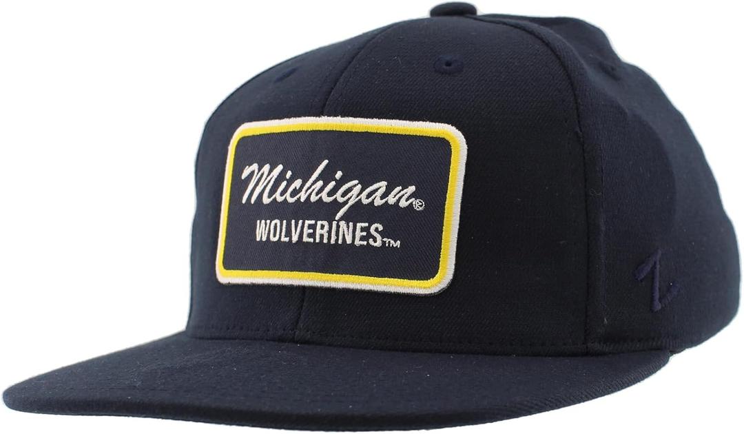 ZHATS Standard NCAA Officially Licensed Fitted Hat M15Z Brick Team Color, Medium