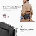 befen Genuine Leather Small Crossbody Bags for Women Anti-Theft Cross Body Purse Handbags with RFID Blocking Card Slots