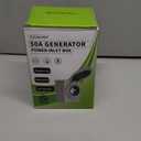 50 Amp Generator Cord 15FT and Power Inlet Box, Pre-Drilled 50 Amp Generator Inlet Box with Cord, NEMA 14-50P to SS2-50R Generator Cord Waterproof Combo Kit, ETL Listed