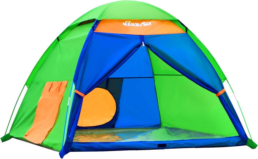 NARMAY Play Tent Summer Camping Dome Tent for Kids Indoor/Outdoor Fun - 60 x 60 x 44 inch