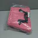 PEDALON Kids Bike Basket with Innovative Clip - Large Non-Sagging Bicycle Front Basket for Girls & Boys - Basket for Tricycle - Premium Bike Accessories for Little Kid and Toddler - Pink - Plastic