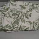 Green Floral Curtains for Living Room 84 Inches Long French Country Green Peony Print on Beige Linen Curtains Light Filtering Cottage Window Treatment Farmhouse Drapes,Pack-2,50" W X 84" L