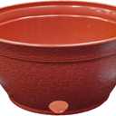 EMSCO Expandable Hose Hider – Expandable Hose Storage Pot – Rustic Terra Cotta