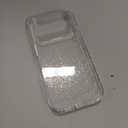 JETech Glitter Case for iPhone 17 Pro 6.3-Inch, Bling Sparkle Shockproof Phone Bumper Cover, Cute Sparkly for Women and Girls (Clear)