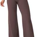 YEOREO Workout Leggings Womens No Front Seam Straight Leggings 31.5" High Waist Buttery Eddiy Gym Yoga Pants Plum Brown S