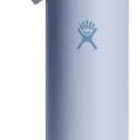 Hydro Flask Water Bottle - Insulated Stainless Steel - Wide Mouth Flex Straw Lid, Non Spill, Leakproof and Refillable in 24 Oz Surf Blue
