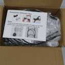 LINFIDITE 15 Pack Hat Rack Hanger Holder Organizer Closet Hanging Baseball Cap Display Storage Rack for Scarves Handbags Towels Clothes Ties Over Door Wall Mounted w Hanging Hook Black (Round Ring)