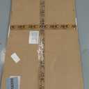 A1 Home Collections Natural Coir & Rubber Door Mat, 30"x60"  Thick, Durable, Heavy Duty, Anti-Shed, Fade-Resistant, Long-Lasting Outdoor Entrance Large Doormat for Front Porch (2'6" x 5' (Rectangular), Paisley Border Black)