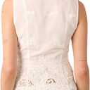 WEWOREWHAT Women's Button Up (White, Size 2)