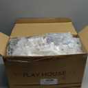 Wilwolfer Space Kids Tent Indoor: with Mat, Star Lights - Kids Play Tent Space Toys for Toddlers - Bedroom Decorations Astronaut Toys Rocket Ship (Blue)