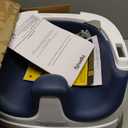 Ingenuity Baby Base 2-in-1 Booster Feeding and Floor Seat with Self-Storing Tray - Night Sky