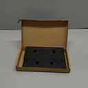 AHANDMAKER 2 PCS Metal Display Stand, Rectangular Tabletop Display Easel with Black Base Portable Stand for Book, Plaque, Photo, Platter, Collectibles Ceramic Tiles Decoration