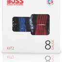 BOSS Audio Systems KIT2 8 Gauge Complete Car Amplifier Installation Wiring Kit with Power Cables, Ground Cables, Turn-On Wire, Speaker Wire, Terminals