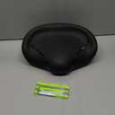 Noseless Bike Seat Cushion for Men & Women - Extra Padding & Comfort Wide Bicycle Seat, Oversized Comfortable Saddle for Peloton Bikes, Exercise Bikes, Electric Bikes, Cruiser Bikes (Black)