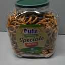 Utz Sourdough Specials Pretzels, Original, 63 oz. Barrel, Classic Pretzel Knot with Rich Sourdough Flavor, Resealable Container, Tasty Party Snack with Zero Cholesterol (63 Ounce (Pack of 1))