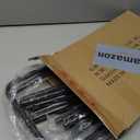 Shoe Rack 3 Tier Long Storage Organizer Wide Metal Shoe Shelf for Closet Entryway Black