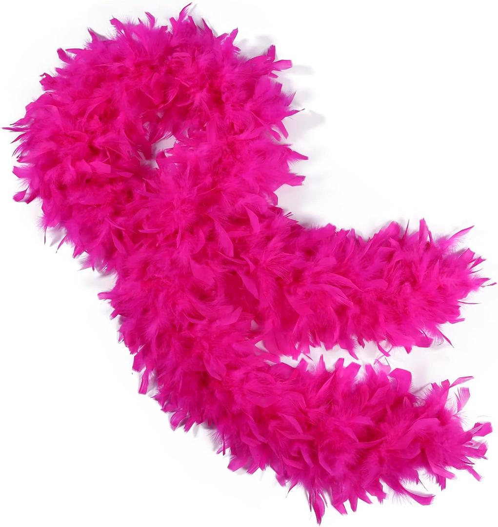 THARAHT 19 Color- 40/60g 2Yard Chandelle Feather Boa Dancing Wedding Party Halloween Costume Decoration Feathers boa