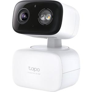 Tapo 2K Indoor/ Outdoor Pan/ Tilt Wired Security Camera - Baby Monitoring, Person & Baby Cry Detection, 360° Motion Tracking, Color Night Vision, Subscription-Free Local Storage or Optional Cloud, C216