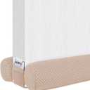fowong Door Draft Stopper 30" to 36" Adjustable Draft Stopper for Bottom of Doors, Soundproofing Noise Blocker, Easy to Install, Beige