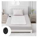 Bwarm Electric Heated Mattress Pad Full Size, 54" x 75", Bed Warmer, 9 Heat Settings, 112 Hours Auto Off, Deep Pocket, Fast Heating, Machine Washable, Soft and Cozy