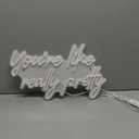 You're Like Really Pretty Neon Sign, Pink Neon Sign for Wall Decor | You're Like Really Pretty Sign for Girls Bedroom, Party, Salon - Best Gifts for Birthday, Christmas