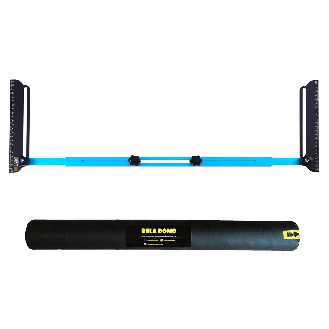 Stair Tread Template Tool 2.0Foldable Stair Tread Gauge,Scale mark,Aluminum Alloy Manufacturing (48)