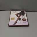 2 x ZIHUA 2 Pairs Sheer Tights for Women, 20 Denier Control Shaping Nylon Ladies Clear Pantyhose S-XL Black Nude (Medium)