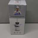 MR.SIGA Toilet Bowl Brush and Holder, Premium Quality, with Solid Handle and Durable Bristles for Bathroom Cleaning, White, 1 Pack (One Size)