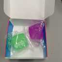 4 Pack Stress Cube, Slow Rising Ice Cube Stress Balls for Adults Kids, Sensory Fidget Toy for Anxiety Relief, Square Shape Squishy Balls for Classroom Prizes, Nice Cube Squishy for Party Favors