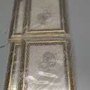 TKYGU 5x7 Picture Frame with Real Glass, 4 set Ornate Vintage Picture Frames for Wall or Tabletop Display, Gold 5 x 7 Frame for Wall home best gift