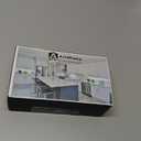 Asidrama 10 Pack 3 Inch(76mm) Matte Black and Champagne Bronze Cabinet Pulls Knurled Cabinet Handles Cupboard Handles Kitchen Cabinet Hardware for Cupboard Drawer Pulls (3" Hole Center)