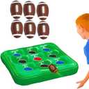 Multicolor Inflatable Football Toss Game - 27" x 27" (1 Pc.) - Durable Material, Exciting Party Activity for Kids & Adults - Perfect for Indoor & Outdoor Fun