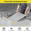 DGSL Tile Leveling System Tile Wedges, 200PCS Reusable Tile Leveling Wedges for 1/8", 1/16", 1/32" Tile Spacers, Tile Leveling Clips and Tile Leveler Installation