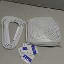 Weather Stripping Door Seal Strip, 196 * 3 inch Wedge-Shape Window Foam Seal Strip, Soundproofing, Winter Insulation Tape Strip for Frame, Noise Blocker, Door Gap Filler for Exterior