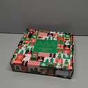 5FT Pop Up Christmas Tinsel Tree with 2 Modes 50 LED Lights and Colorful Sequins Ornaments, Easy-Assemble and Store for Xmas Home Holiday Fireplace Party Decorations (Sliver)