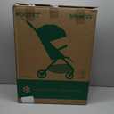 Bombi Bbee V2 Lightweight Baby Stroller - Premium Vegan Leather, One-Hand Fold, Infinite Recline, Aircraft-Grade Aluminum Frame, XXL Canopy, and Ample Storage Umbrella Stroller - Sand