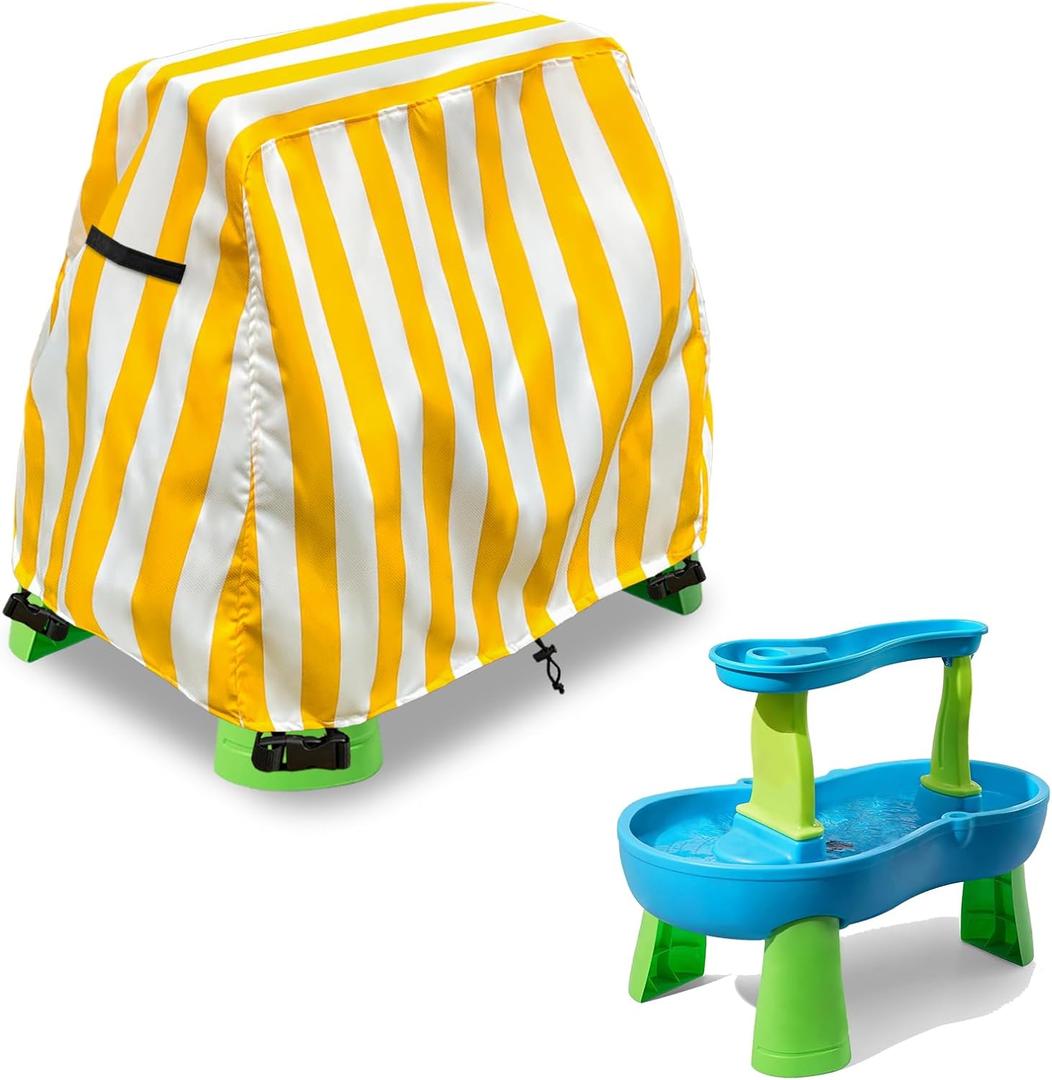 Kids Water Table Cover Fit Rain Showers Splash Pond Water Table,Waterproof Dust Proof Anti-UV Outdoor Toys Cover