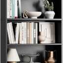 FACBOTALL 82" Tall Bookshelf, 7-Tier Open Shelves Bookcase, Freestanding Display Storage Shelves, Tall Bookcase Home Decor Furniture for Home Office, Living Room, Bedroom, Black