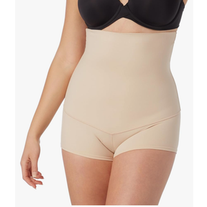 Maidenform Women's Shapewear Underwear, High-Waisted Body Shaper Shorts, Shapewear Tummy Control Boyshort,M