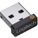 Logitech USB Unifying Receiver, 2.4 GHz Wireless Technology, USB Plug Compatible with All Unifying Devices Like Wireless Mouse and Keyboard, PC/Mac/Laptop  Black