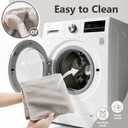 Fall Decorative Pillow Covers, 20x20 Inch Pillow Covers Set of 2, Beige Soft Chenille Decorative Square Throw Pillow Covers Farmhouse for Sofa Living Room Bed Home Decor