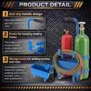 Zonon Metal Torch Carrying Stand for 10 cu/ft MC Acetylene and 20 cu/ft R Oxygen Tanks, Portable Welding Tool Tray