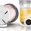 Ninja Swirl by CREAMi Ice Cream and Soft Serve Maker Pints and Lids - 1 Pack, Compatible with NC700/701 Series Ninja Swirl Ice Cream & Soft Serve Makers, BPA-Free & Dishwasher Safe, Grey Lids